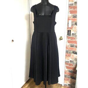 NEW Torrid Black Sleeveless Square Neck Fit & Flare Dress in Black Size L